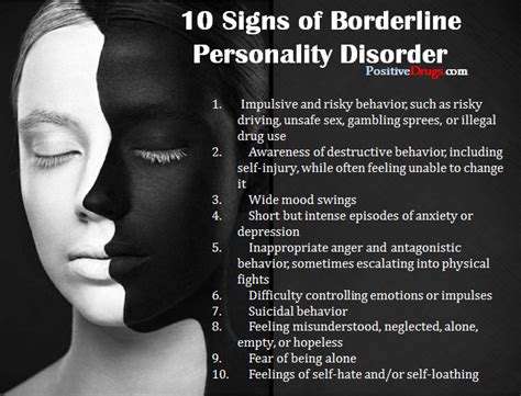 10 borderline personality disorder symptoms